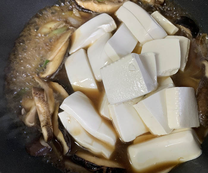 豆腐の牡蛎油煮込み