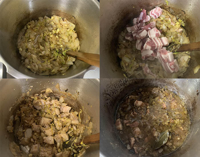 塩豚と豆の煮込み