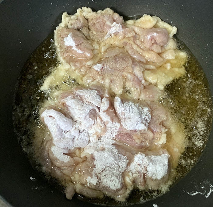 油淋鶏と伊府麺