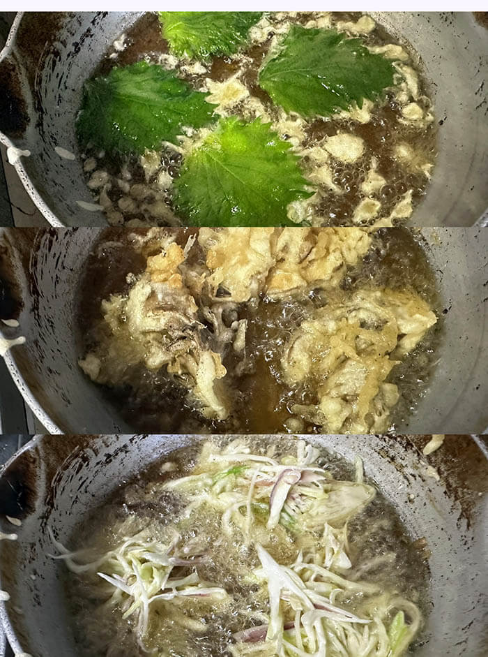 クルミ＆天ぷら蕎麦