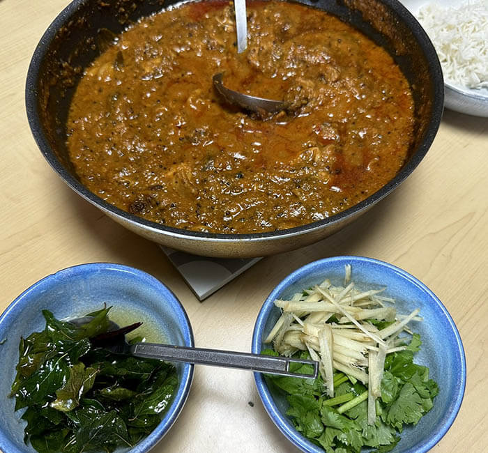 チェティナードチキンカレー