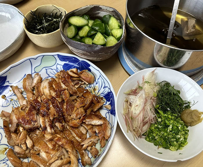 鶏のひつまぶし丼