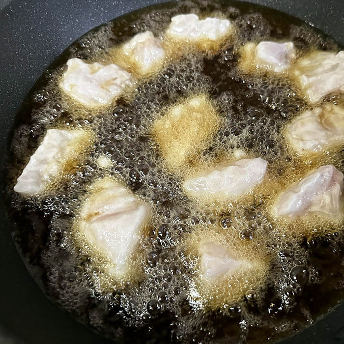 白身魚と野菜の甘酢炒め