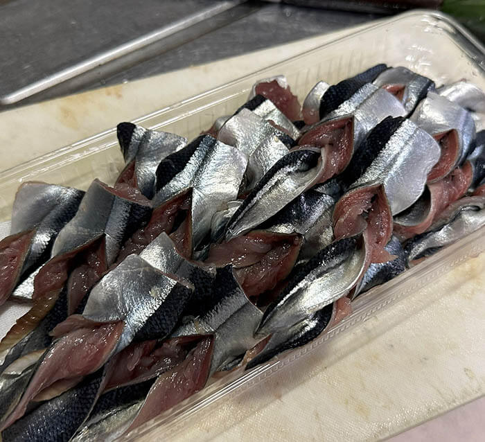 秋刀魚の手綱焼き