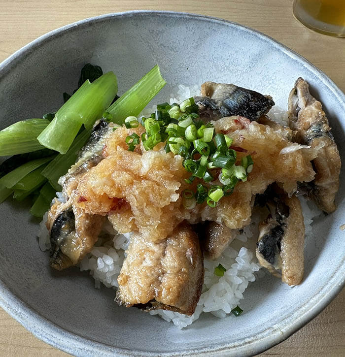 秋刀魚の手綱焼き