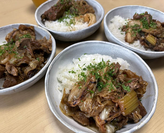 豚肉とキャベツの煮込み