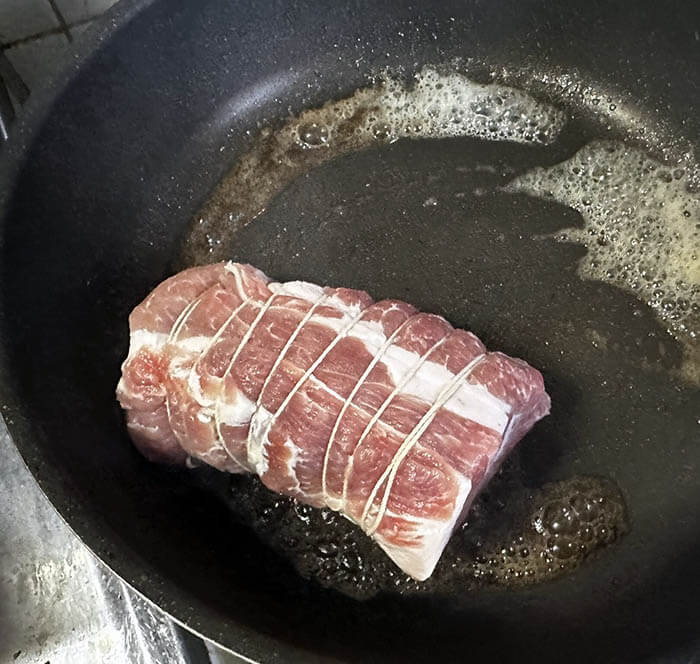 塩豚とレンズ豆の煮込み