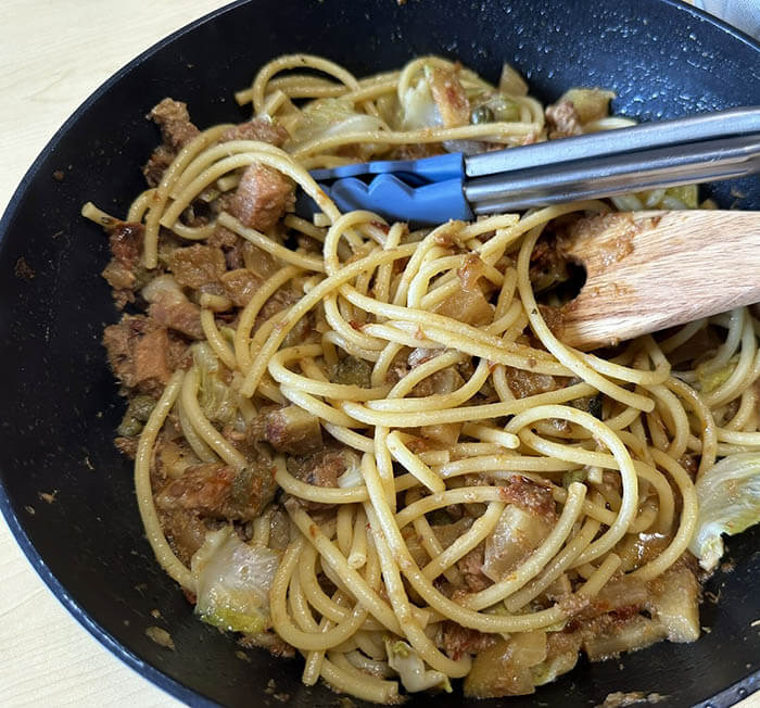 250508豚肉のラグーパスタ