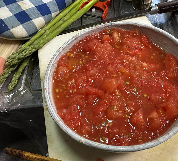 マグロのスパゲッティ
