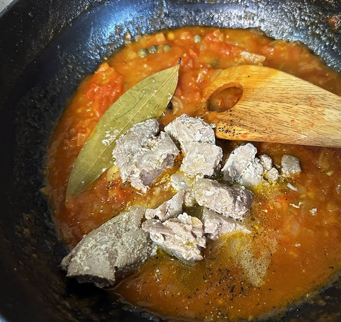 マグロのスパゲッティ