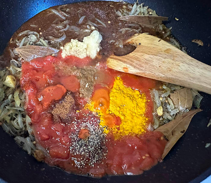 ブリの南インド風カレー