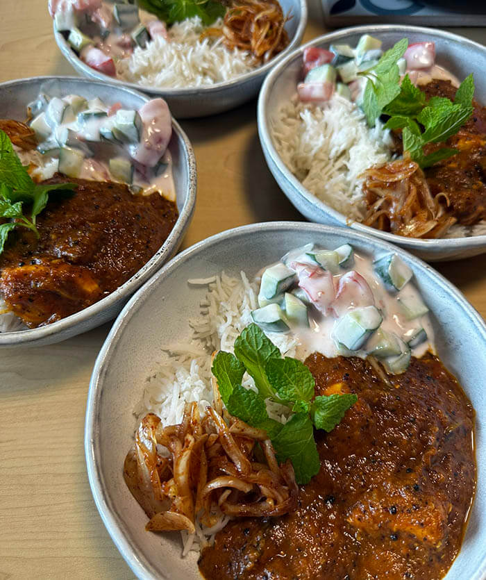 ブリの南インド風カレー