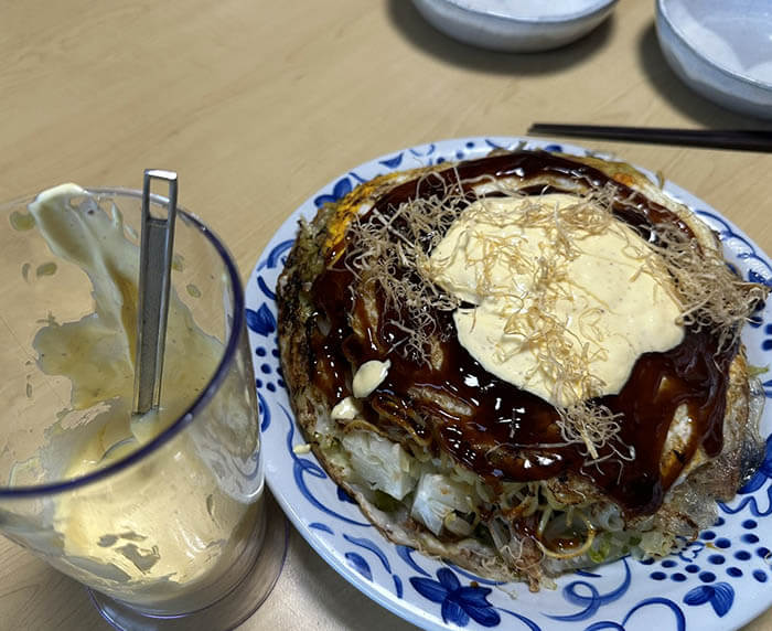 試してガッテン風広島お好み焼き