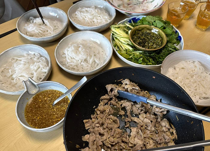 ベトナム風冷麺