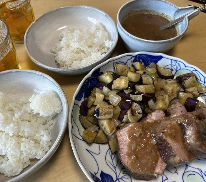 マロリー風ポークステーキ