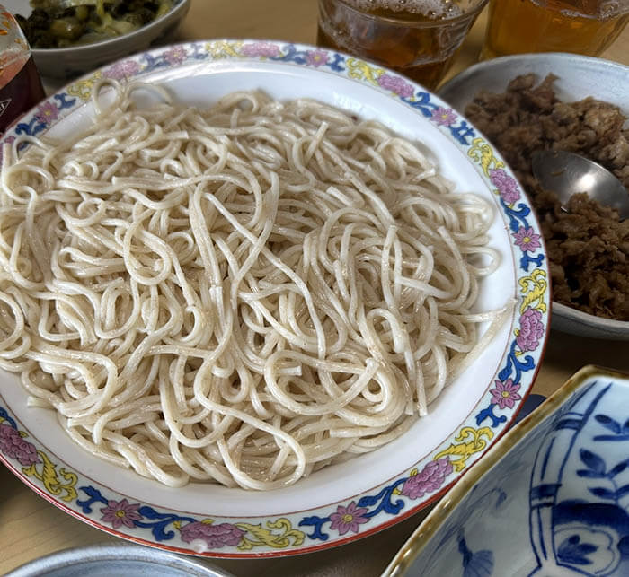 残り野菜の和え麺
