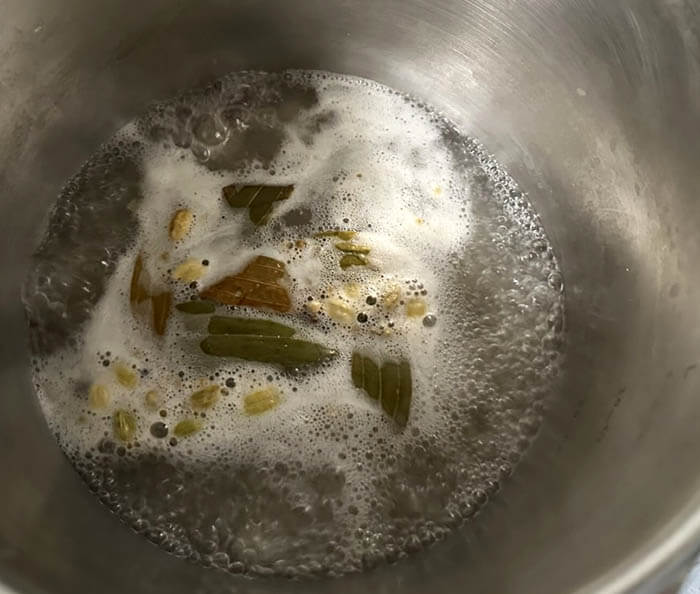 冷凍保存カレーのビリヤニ