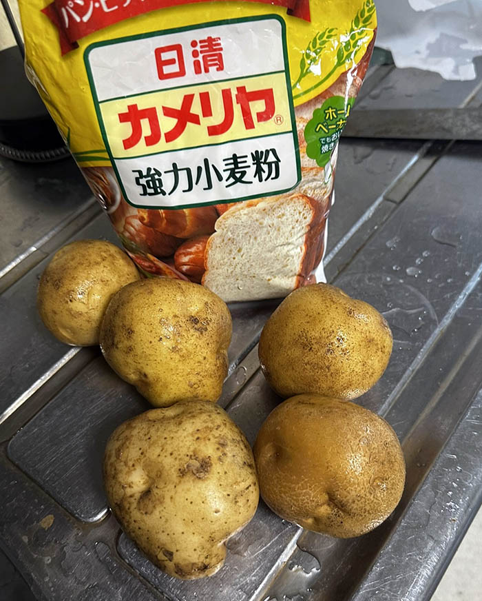 タコのラグーのニョッキ