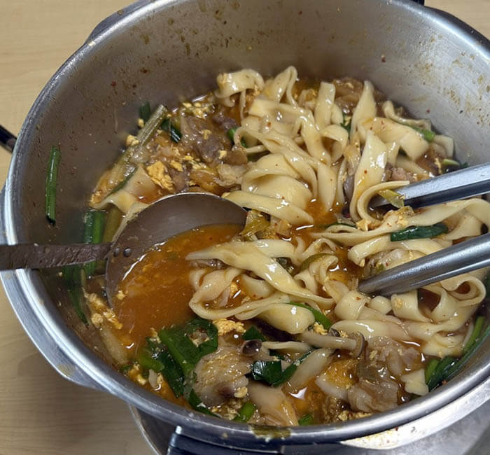 ユッケジャンほうとう