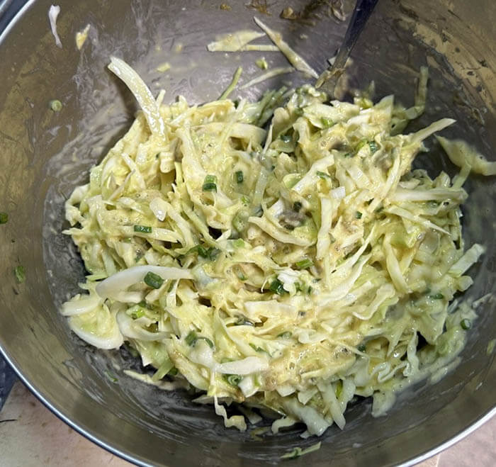 キムチ入りモダン焼き