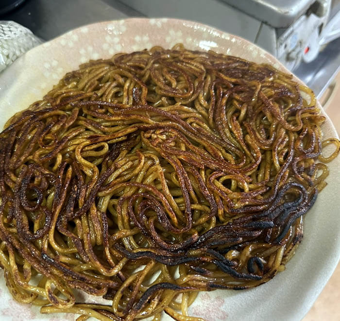 キムチ入りモダン焼き