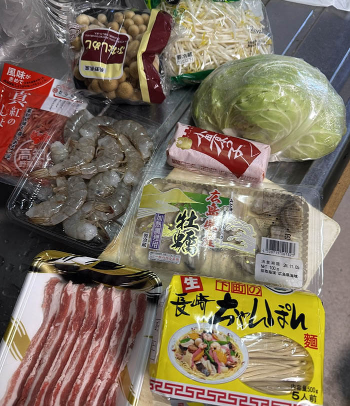 牡蠣＆海老入り長崎ちゃんぽん