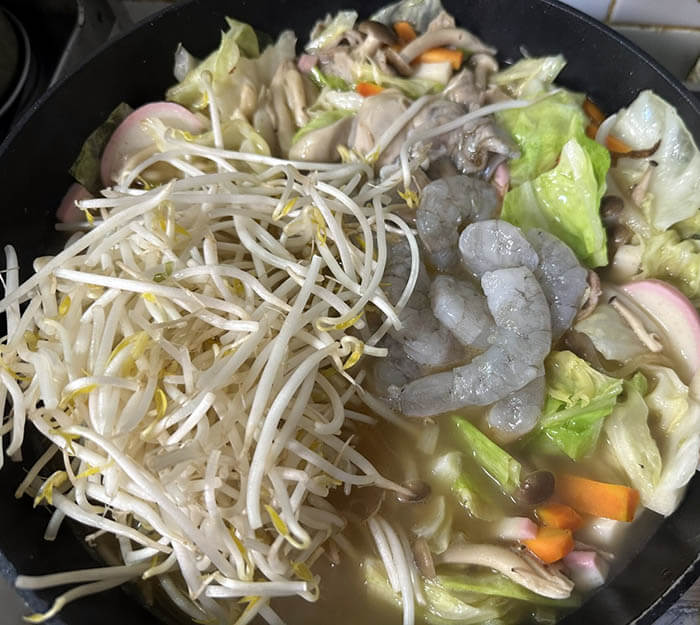 牡蠣＆海老入り長崎ちゃんぽん