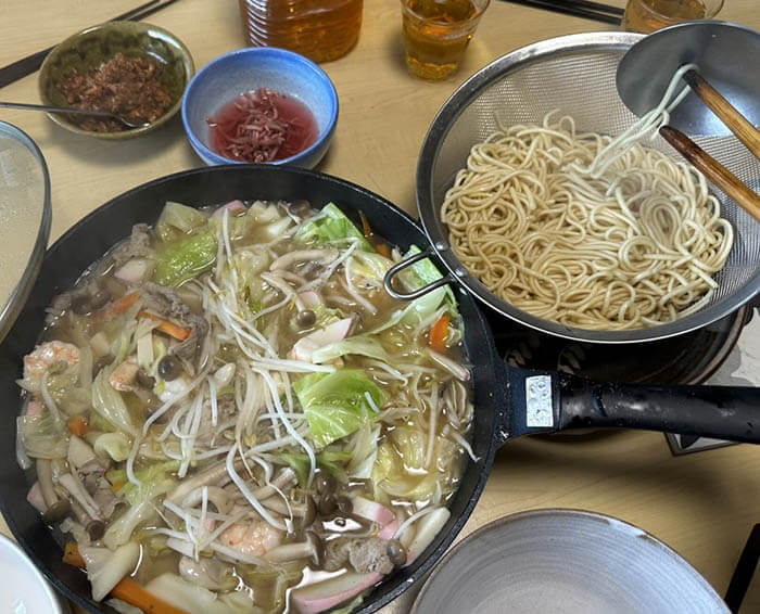 牡蠣＆海老入り長崎ちゃんぽん