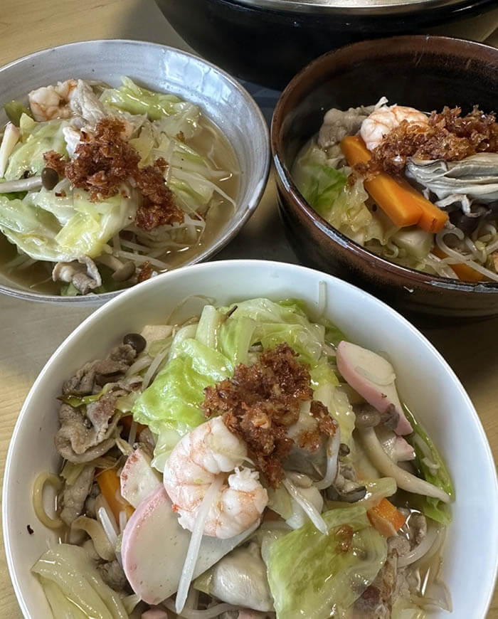 牡蠣＆海老入り長崎ちゃんぽん