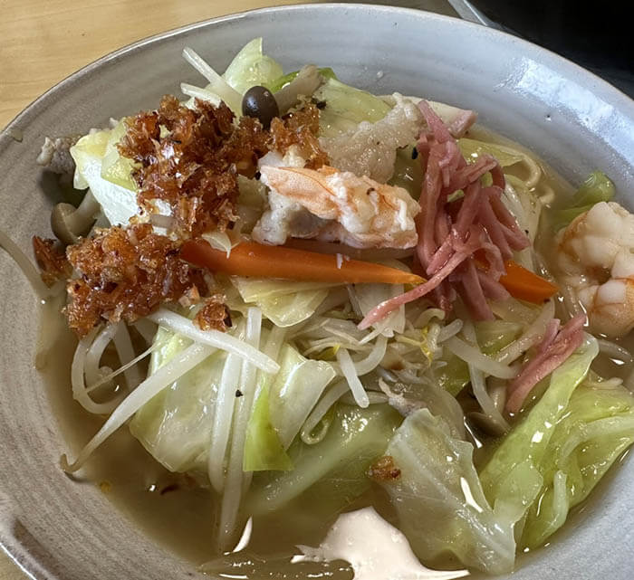 牡蠣＆海老入り長崎ちゃんぽん