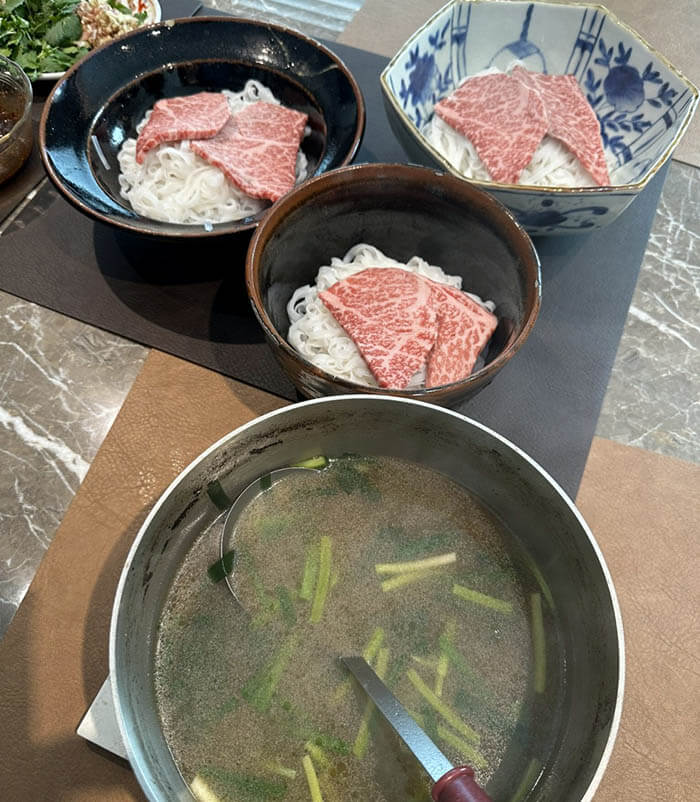 近江牛のフォーボー