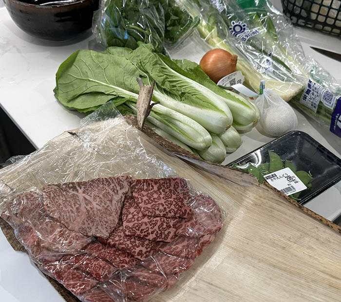 近江牛の湯引き