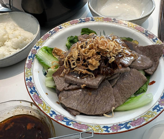 近江牛の湯引き