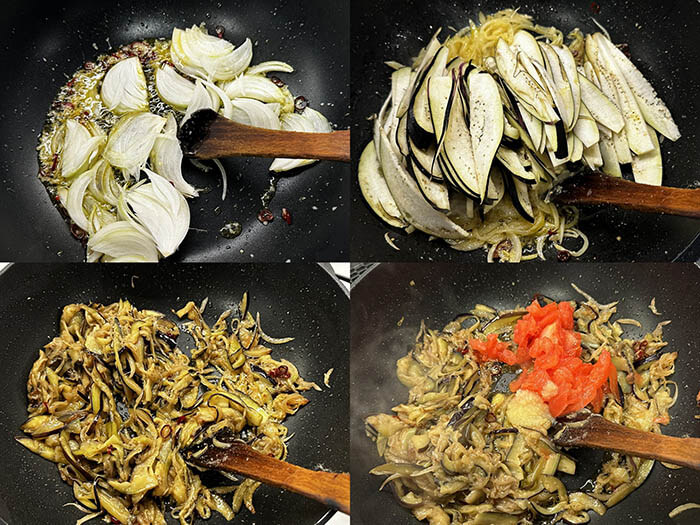 茄子のアラビアータ