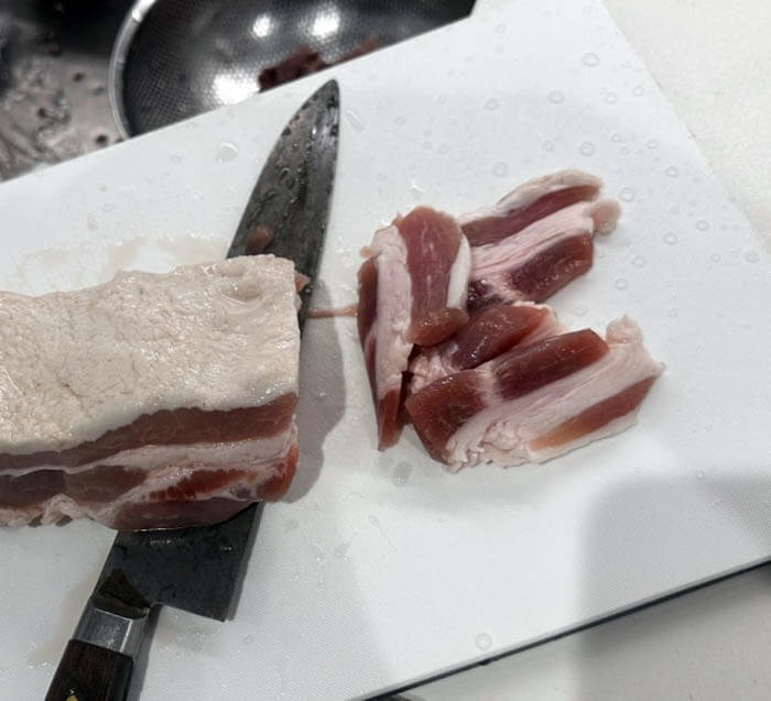 ホタルイカのラグーのパスタ