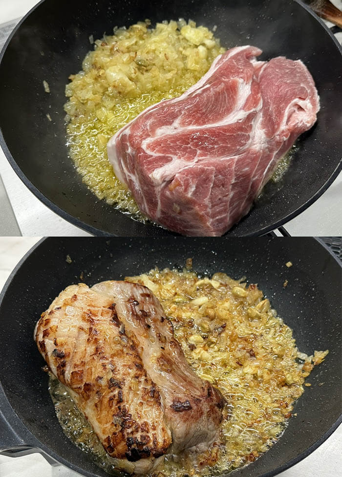 260312豚肉とひよこ豆とあんずの煮込み